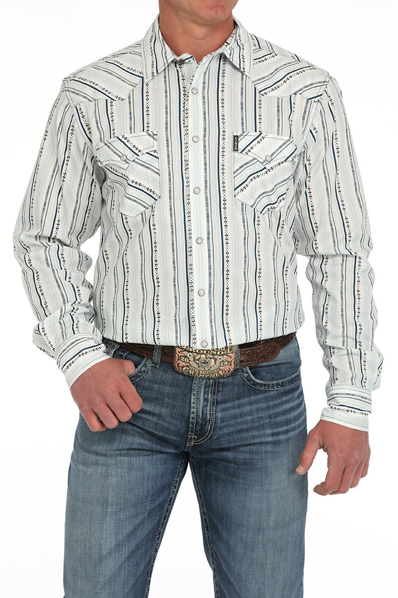 CINCH MEN'S STRIP SNAP FRONT WESTERN SHIRT - MULTI