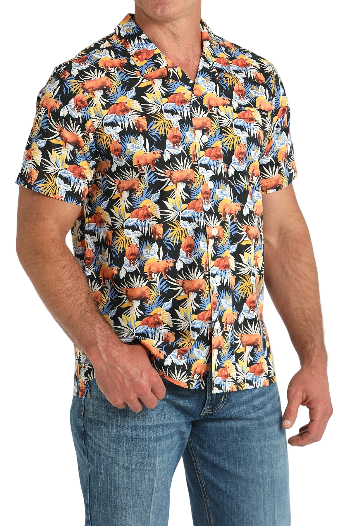 CINCH MEN'S PRINT SHIRT - MULTI**FINAL SALE**