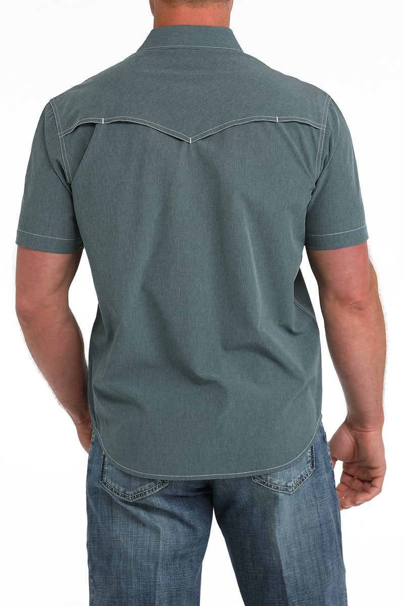 CINCH MEN'S ARENAFLEX PRINT SHIRT - BLUE