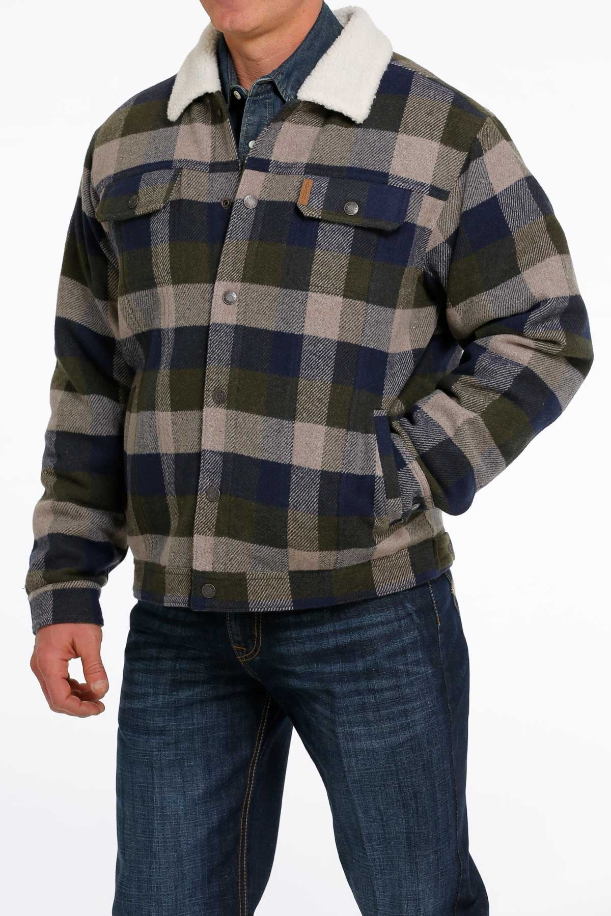 CINCH MENS WOOLY TRUCKER JACKET - MULTI