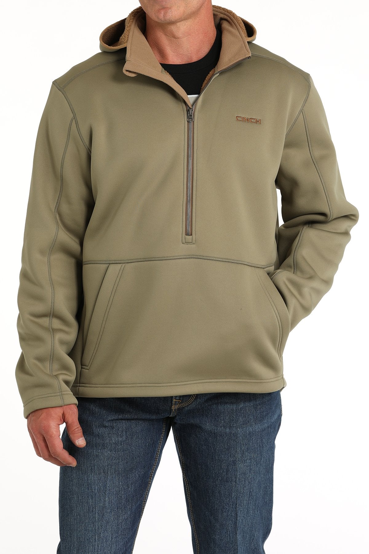 CINCH MEN'S PATRIARCH HOODIE - OLIVE