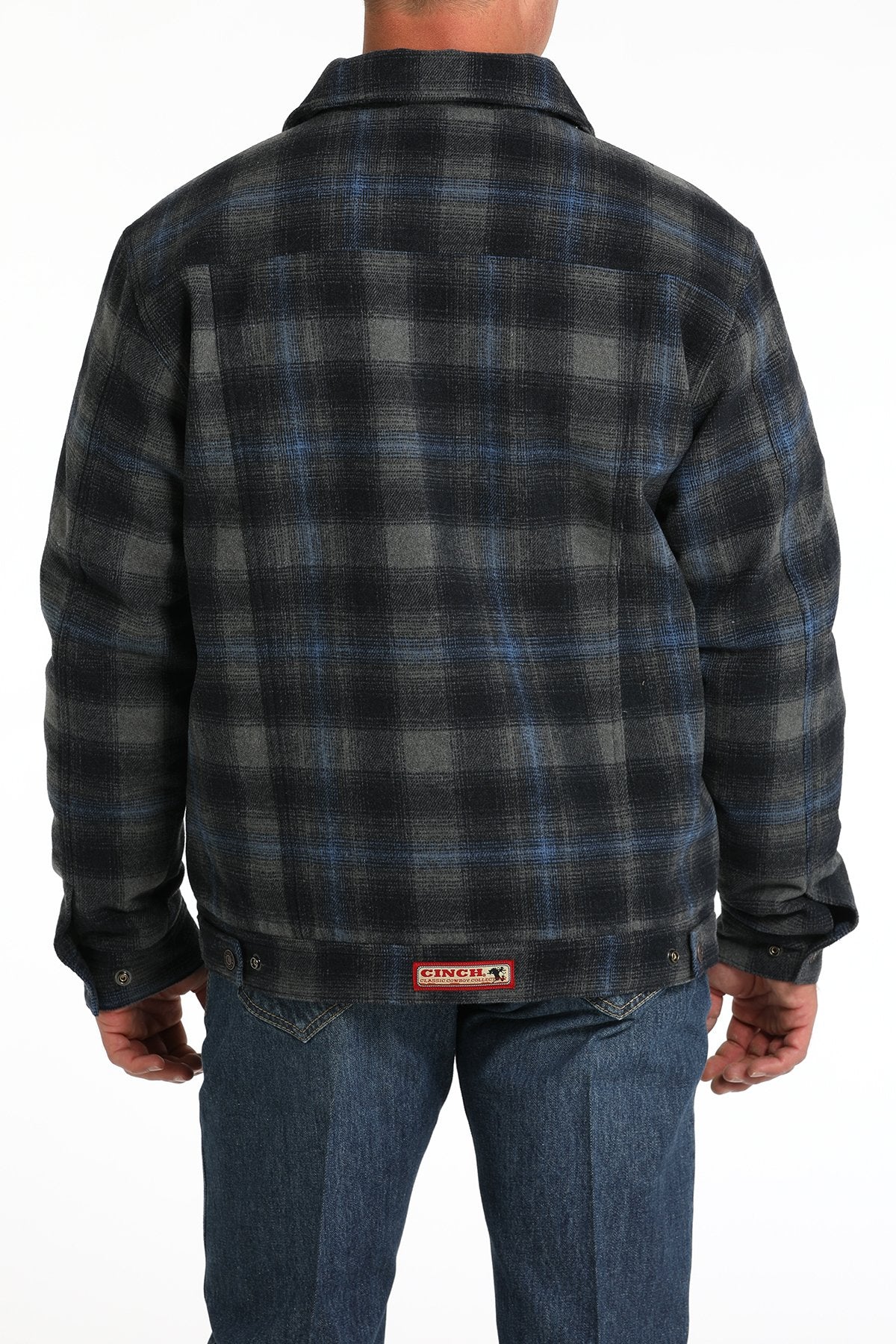 CINCH MENS LINED TRUCKER JACKET - BLUE