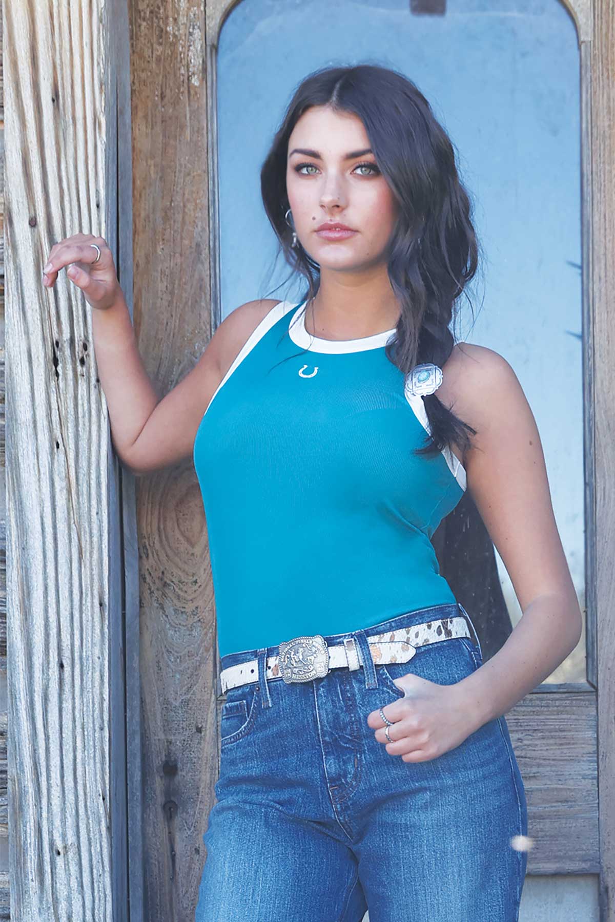 CRUEL WOMENS TANK TOP - TEAL