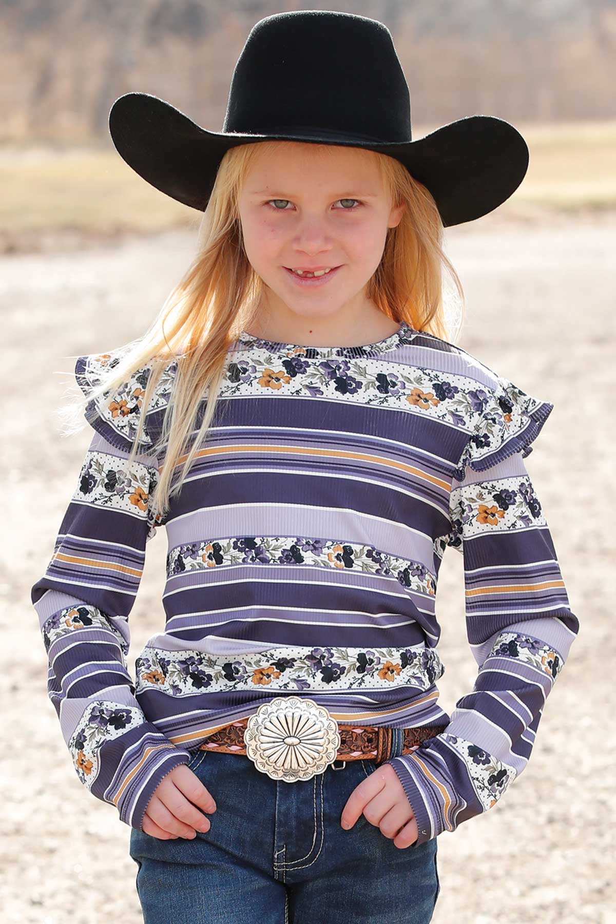 CRUEL GIRLS KNIT SHIRT - PURPLE