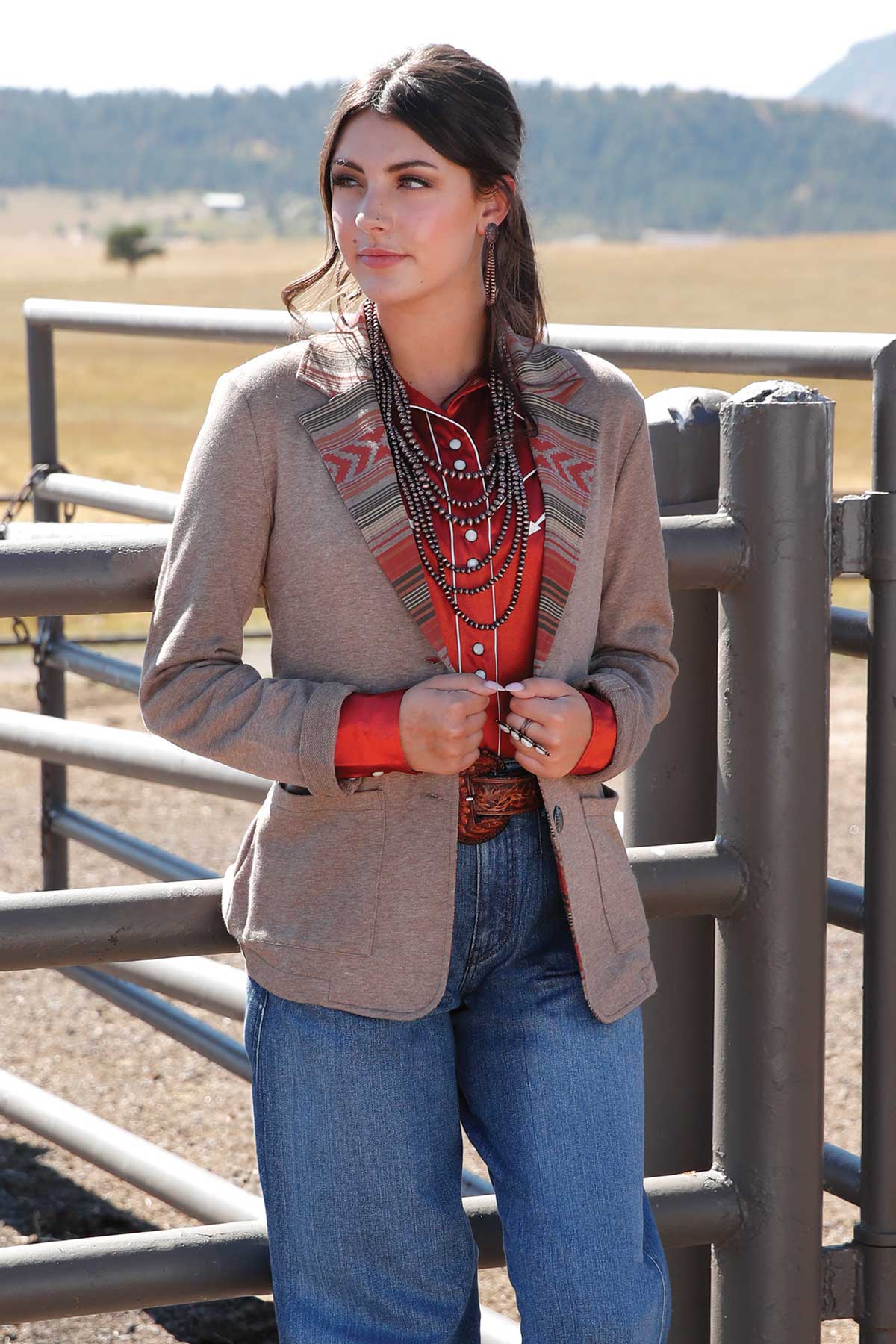 CRUEL LADIES BLAZER - KHAKI