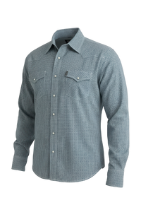 CINCH MENS WESTERN PRINT - BLUE