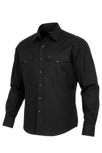 CINCH MEN'S SNAP FRONT WESTERN SHIRT - BLACK