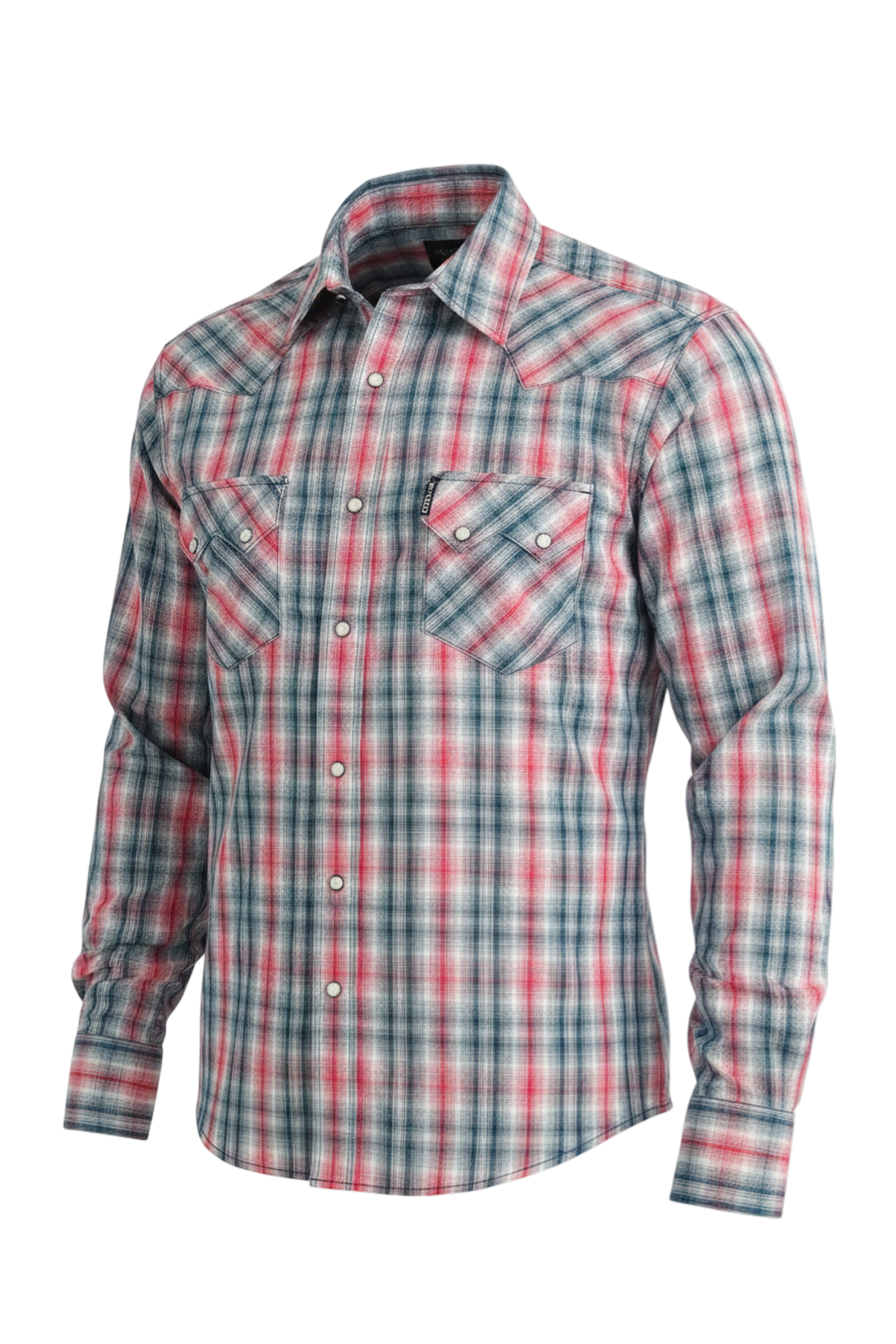 CINCH MENS WESTERN SHIRT PLAID - WHITE