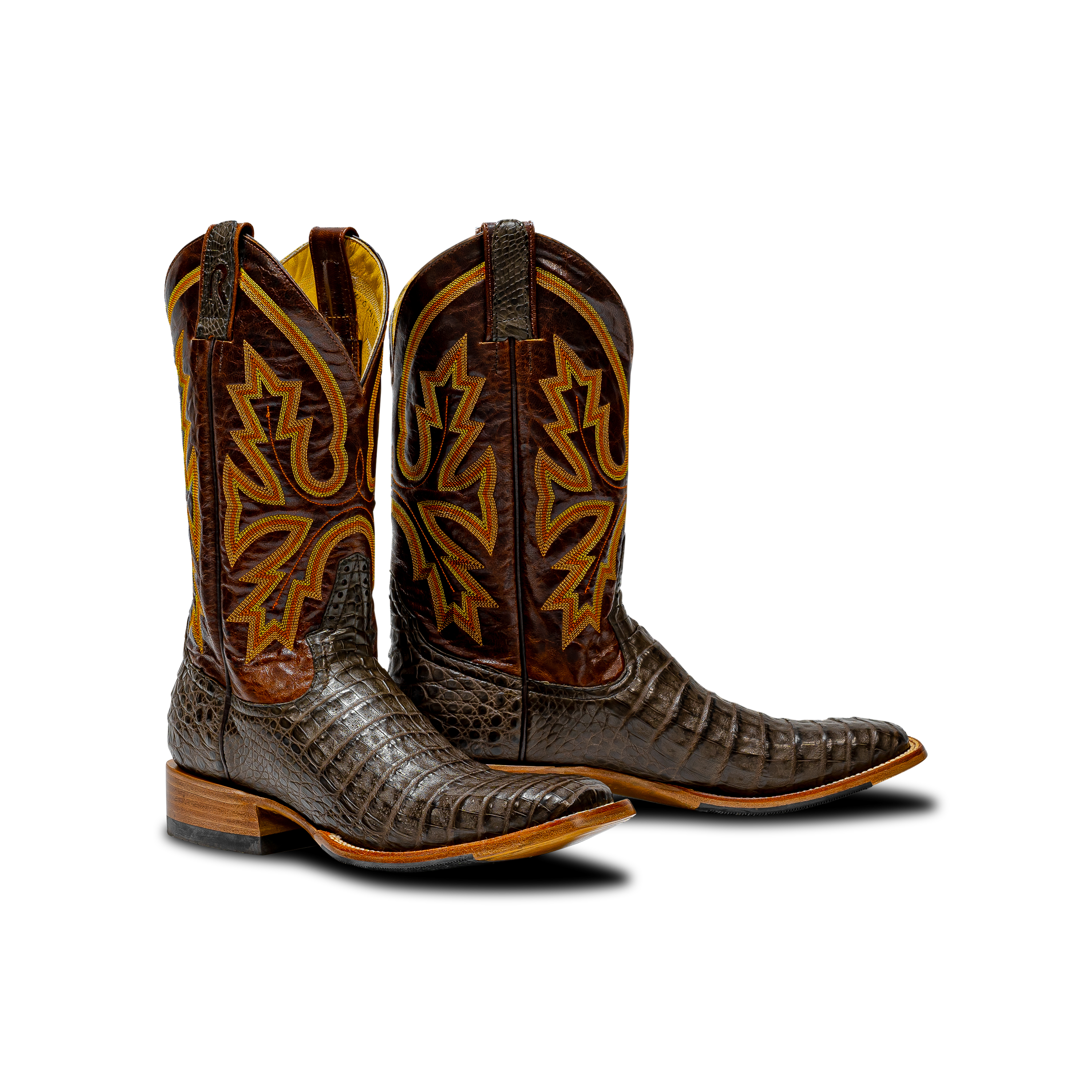 Rod Patrick CHOCOLATE CAIMAN BELLY (B)