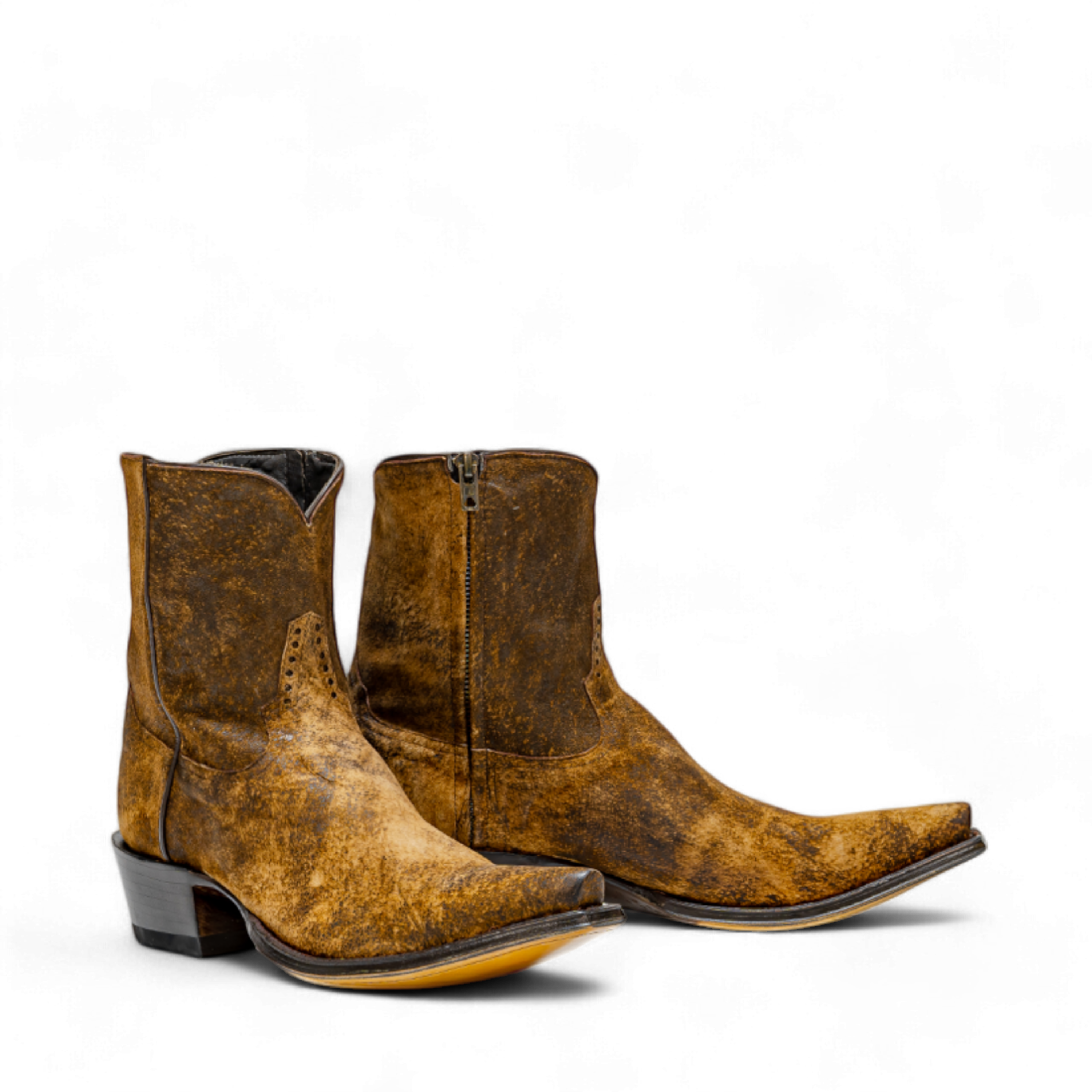 ROD PATRICK CAMEL BREAK LAMB WITH ZIPPER (C)