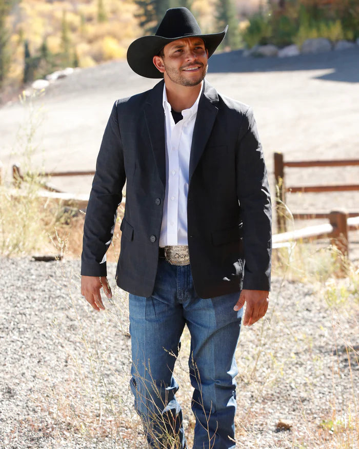 MEN'S SPORT COAT - GRAY