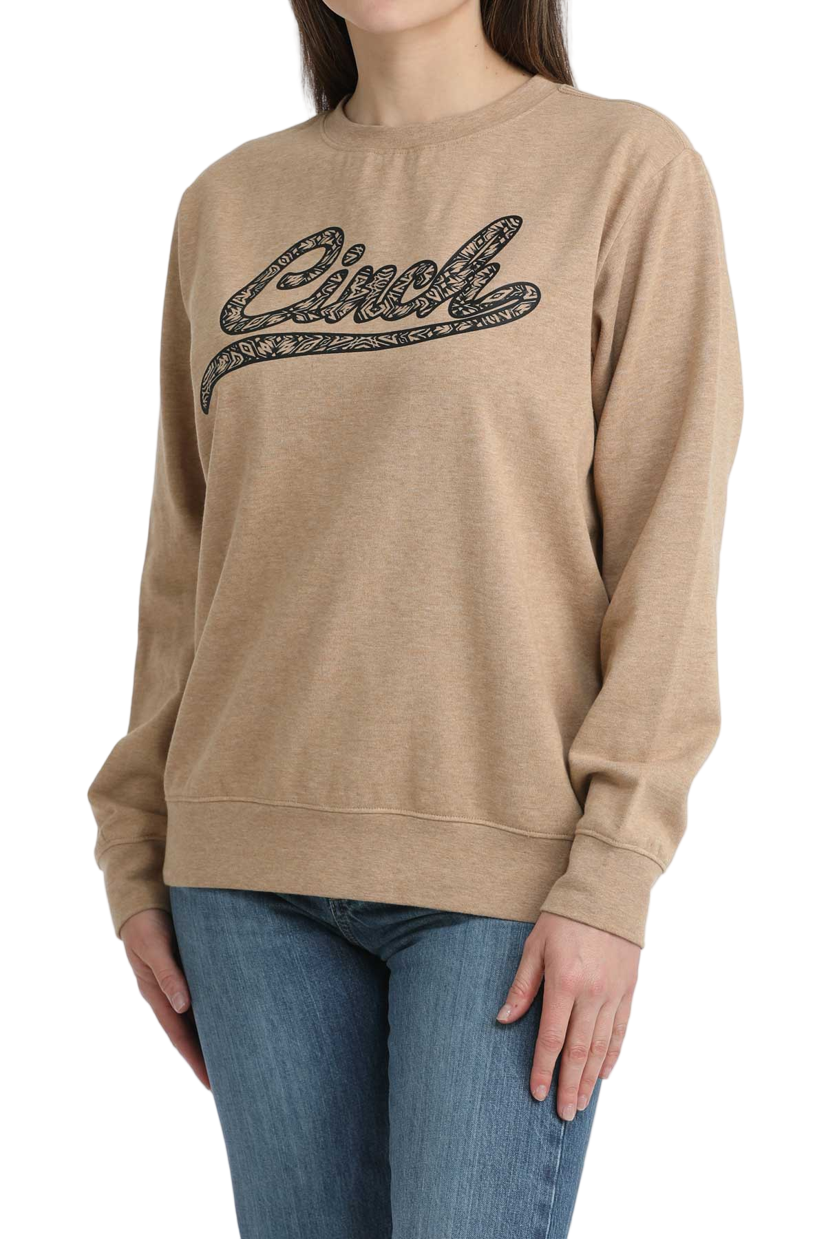 CINCH LADIES SWEATSHIRT - BROWN