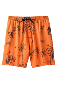 CINCH MENS SWIM TRUNK - ORANGE