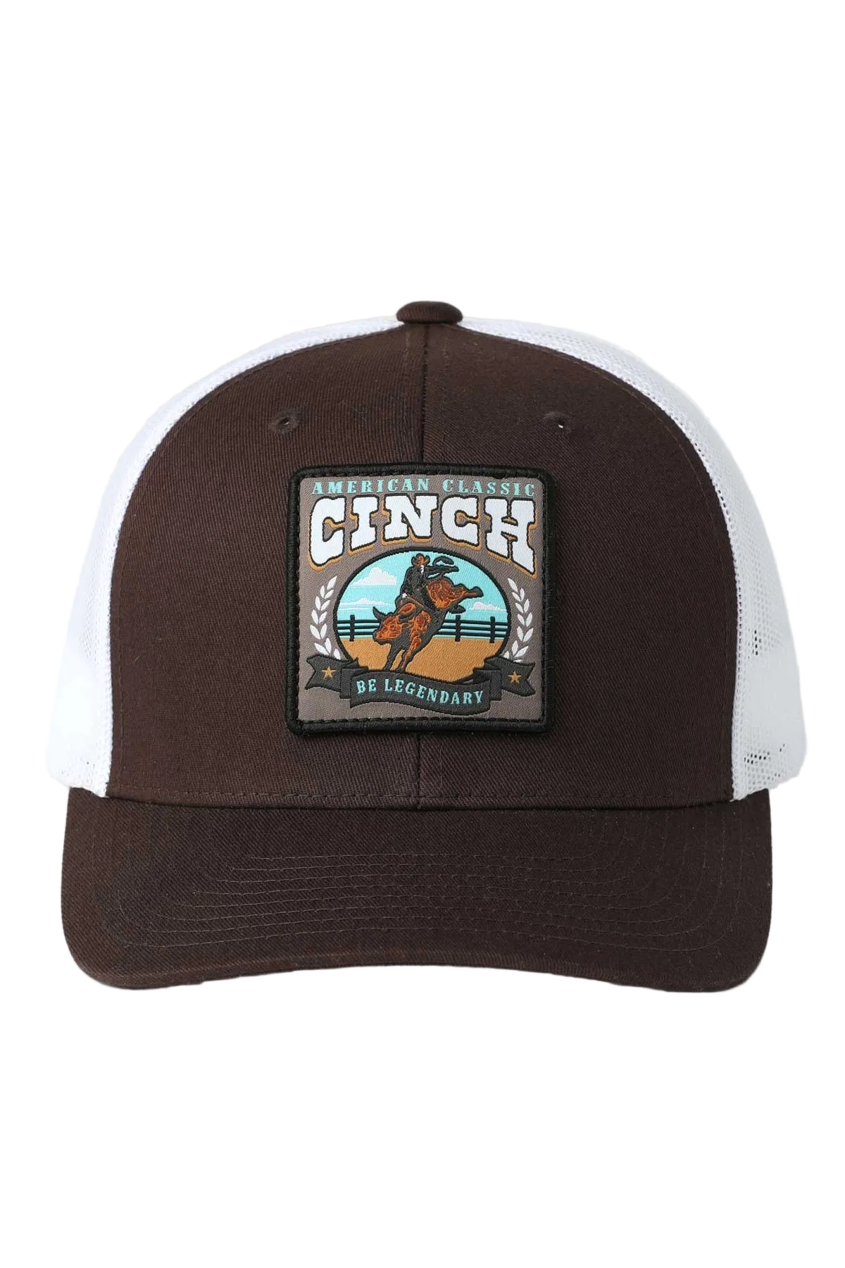 CINCH MEN'S TRUCKER CAP - BROWN