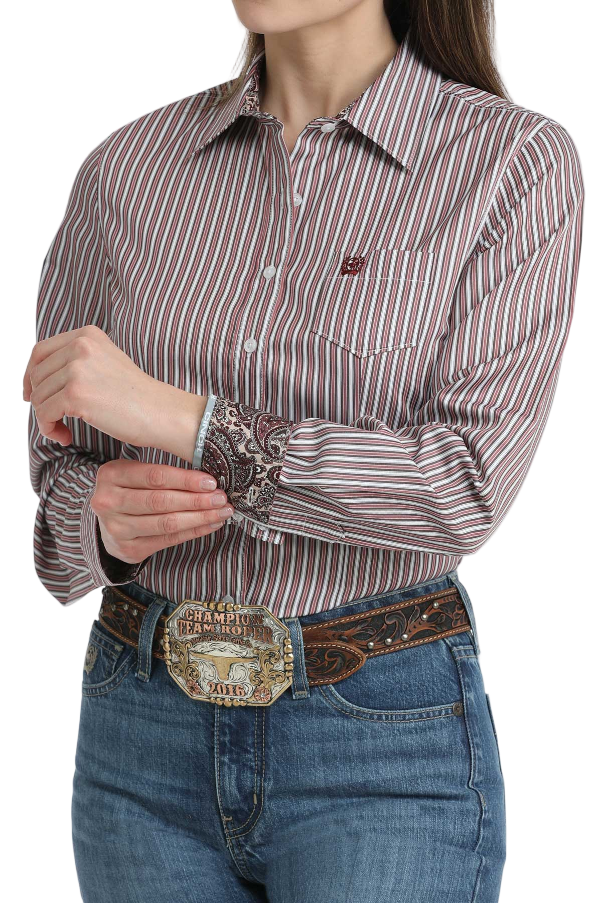 CINCH WOMENS STRIPE SHIRT - MULTI