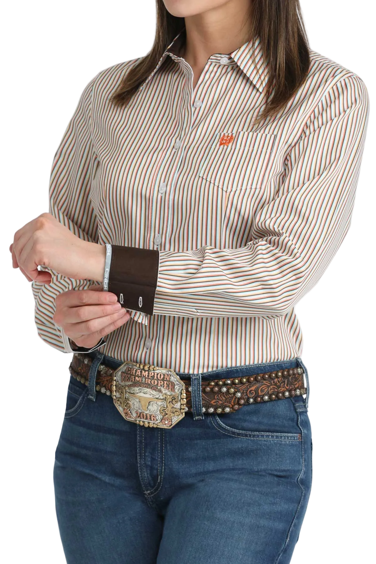 CINCH WOMENS STRIPE SHIRT - MULTI