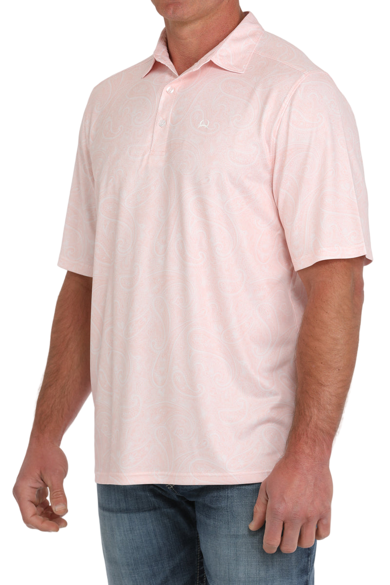 CINCH MEN'S ARENAFLEX POLO - PINK