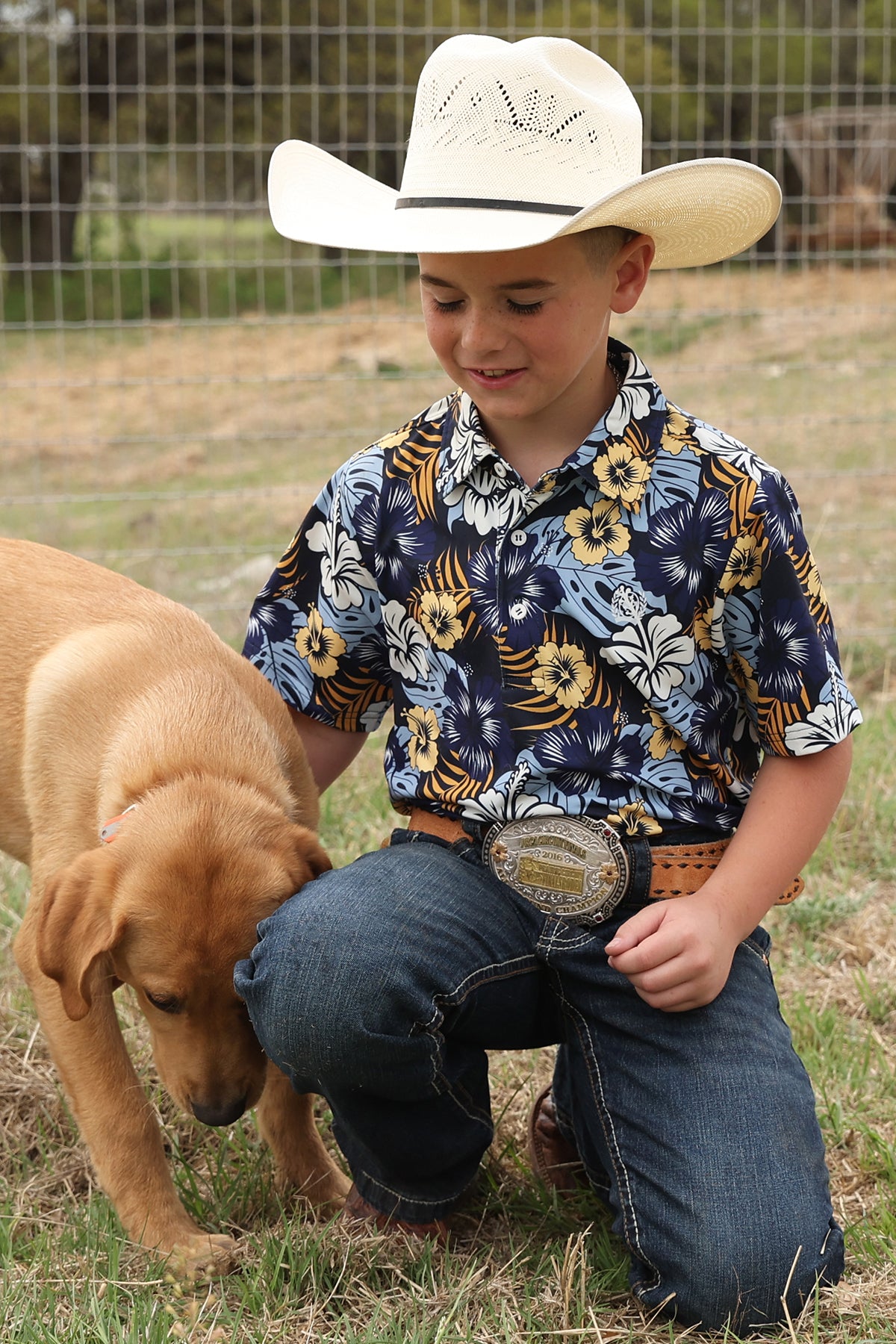 CINCH BOYS SHORT SLEEVE POLO - MULTI