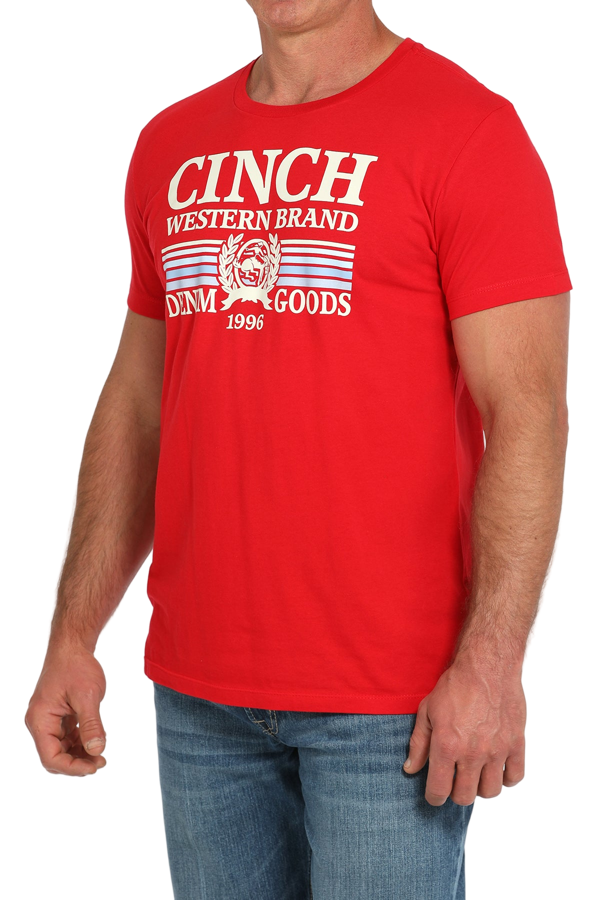 CINCH MEN'S GRAPHIC T-SHIRT - RED