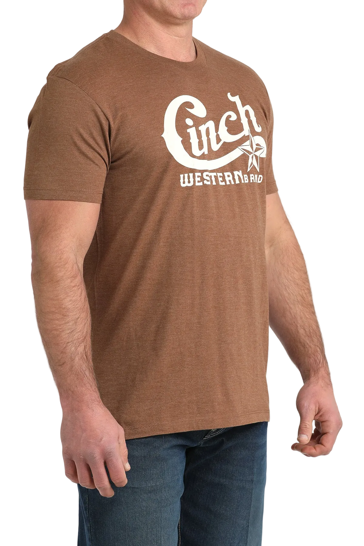 CINCH MEN'S T-SHIRT - BROWN