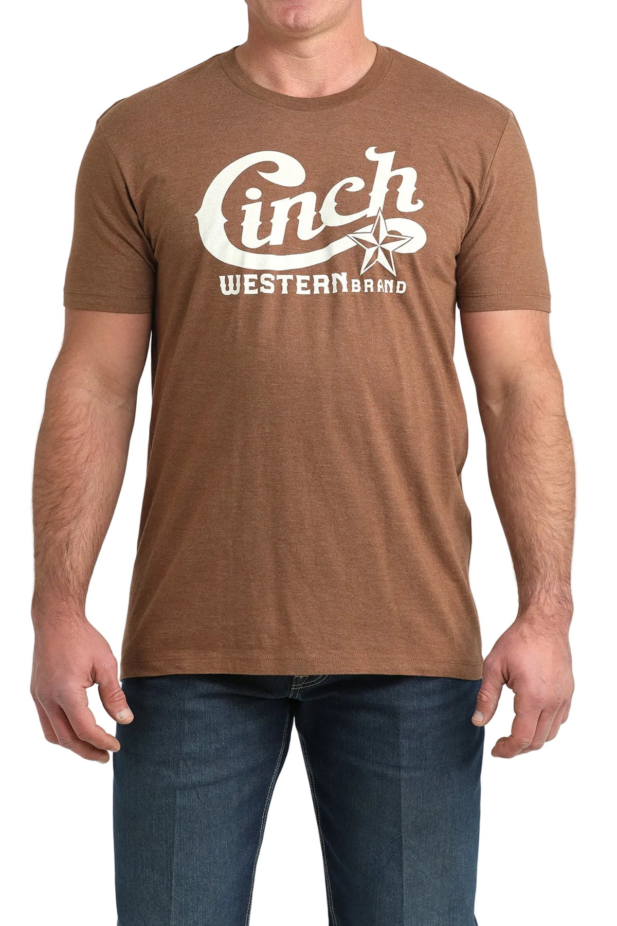 CINCH MEN'S T-SHIRT - BROWN