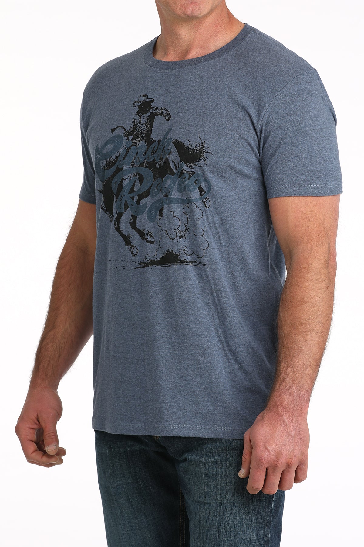 CINCH MENS T-SHIRT - BLUE