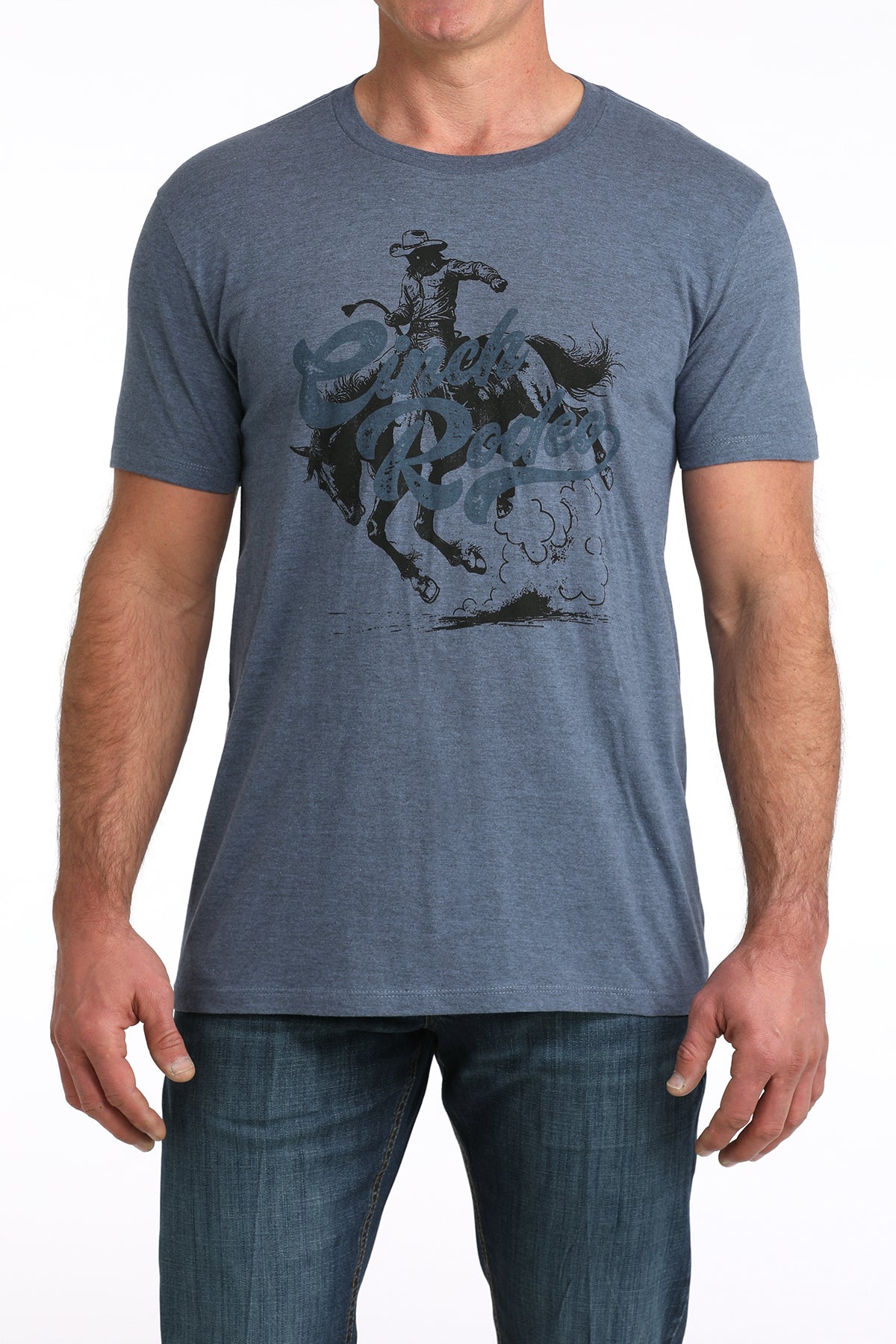 CINCH MENS T-SHIRT - BLUE