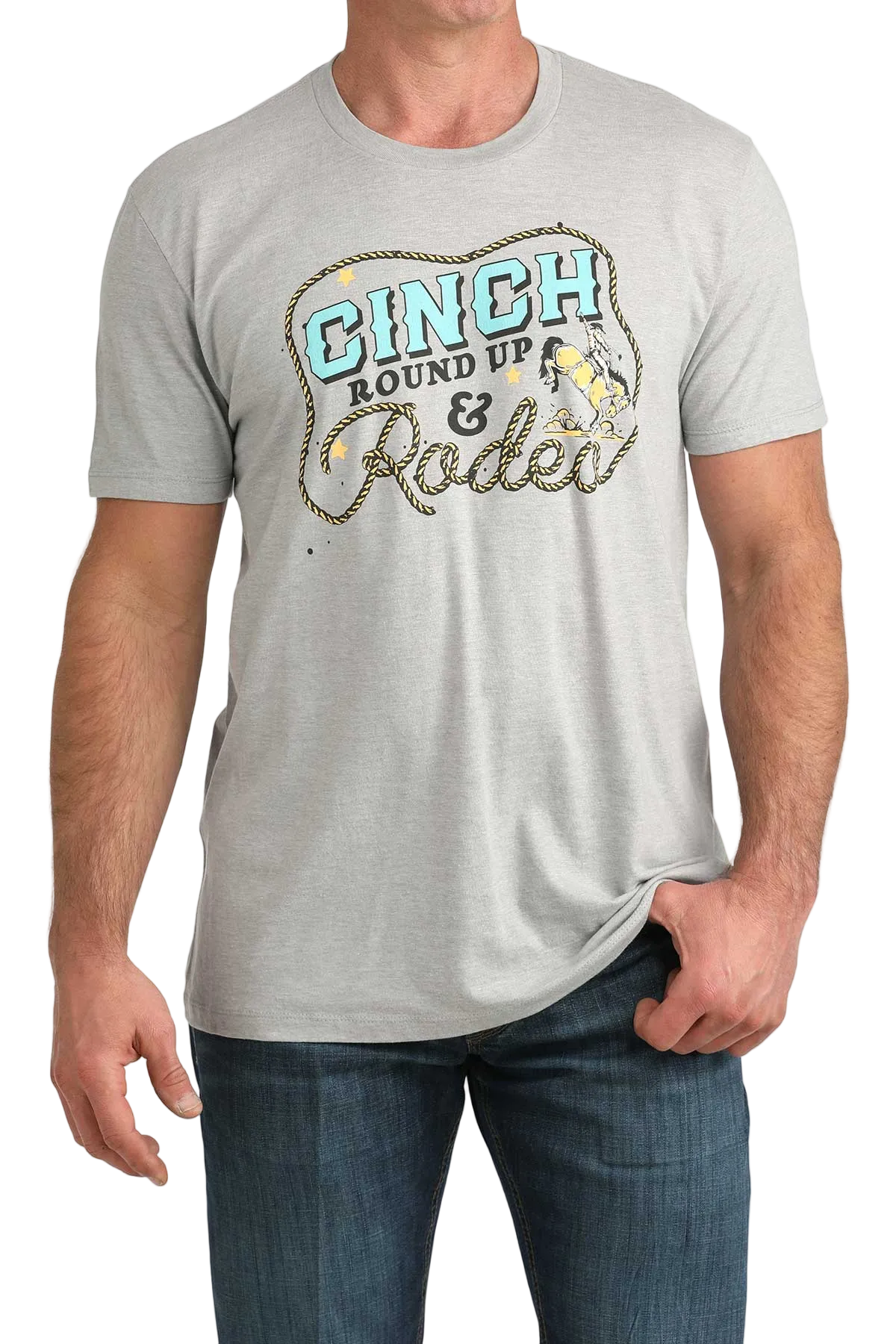CINCH MEN'S T-SHIRT - GRAY