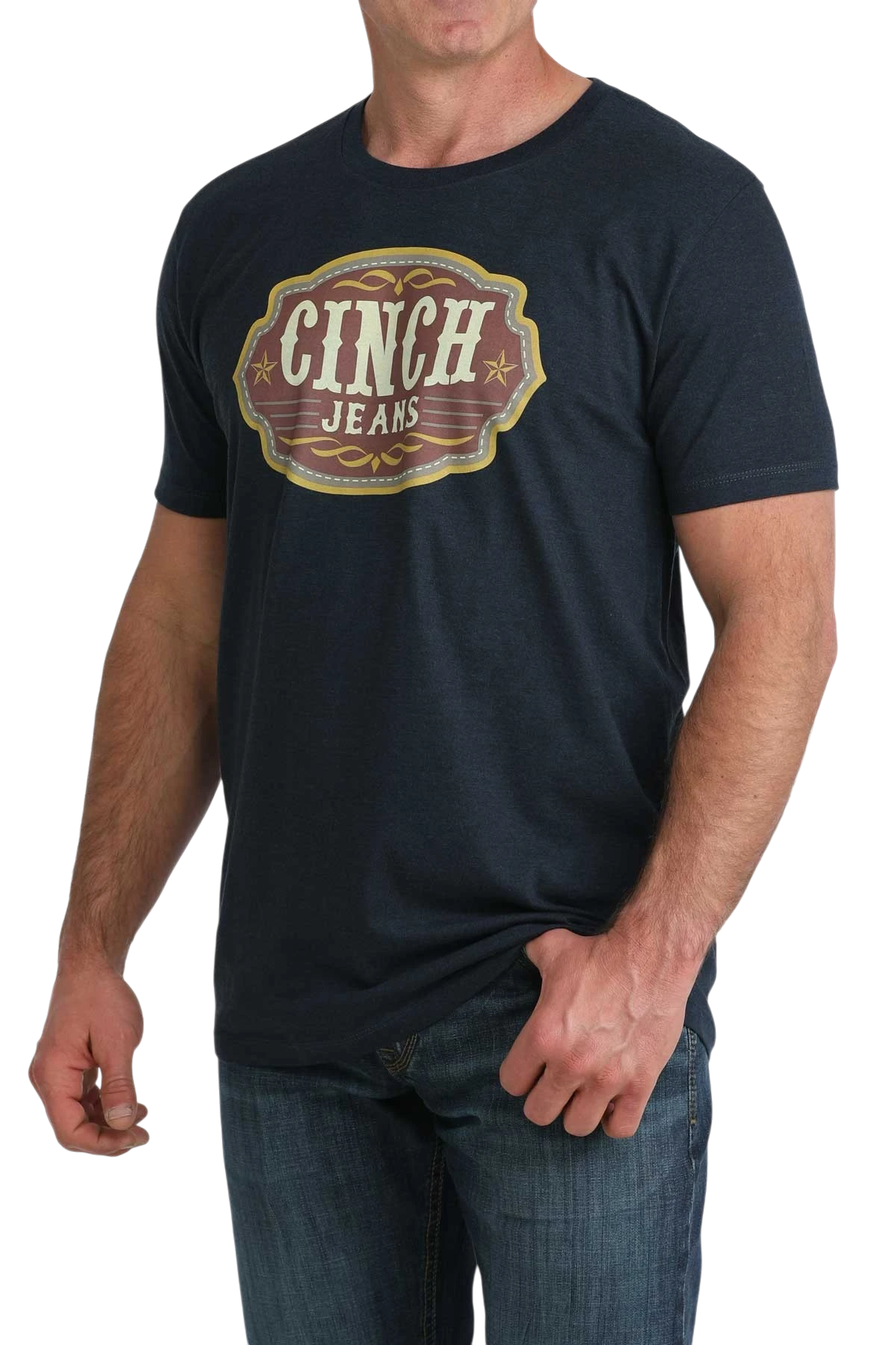 CINCH MENS T-SHIRT - BLUE