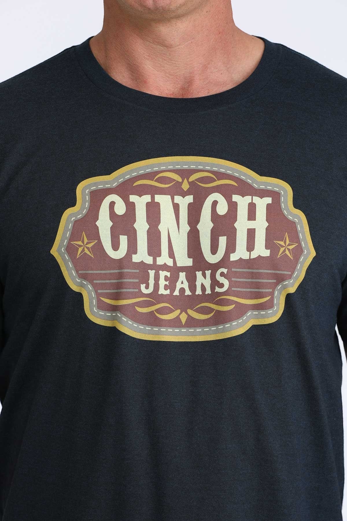 CINCH MENS T-SHIRT - BLUE