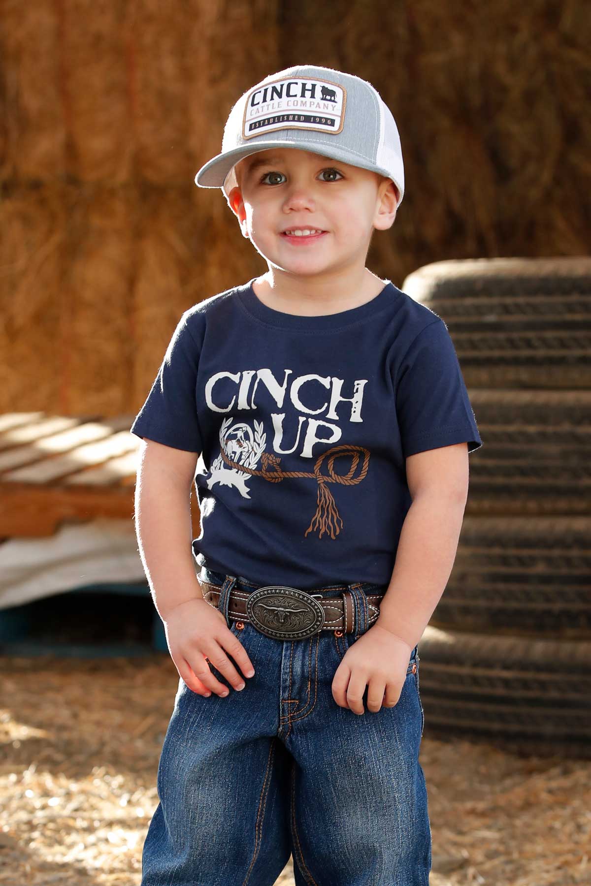 CINCH BOYS TODDLER T-SHIRT - BLUE**FINAL SALE**