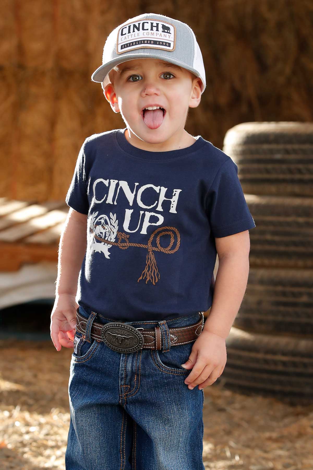 CINCH BOYS INFANT T-SHIRT - BLUE**FINAL SALE**