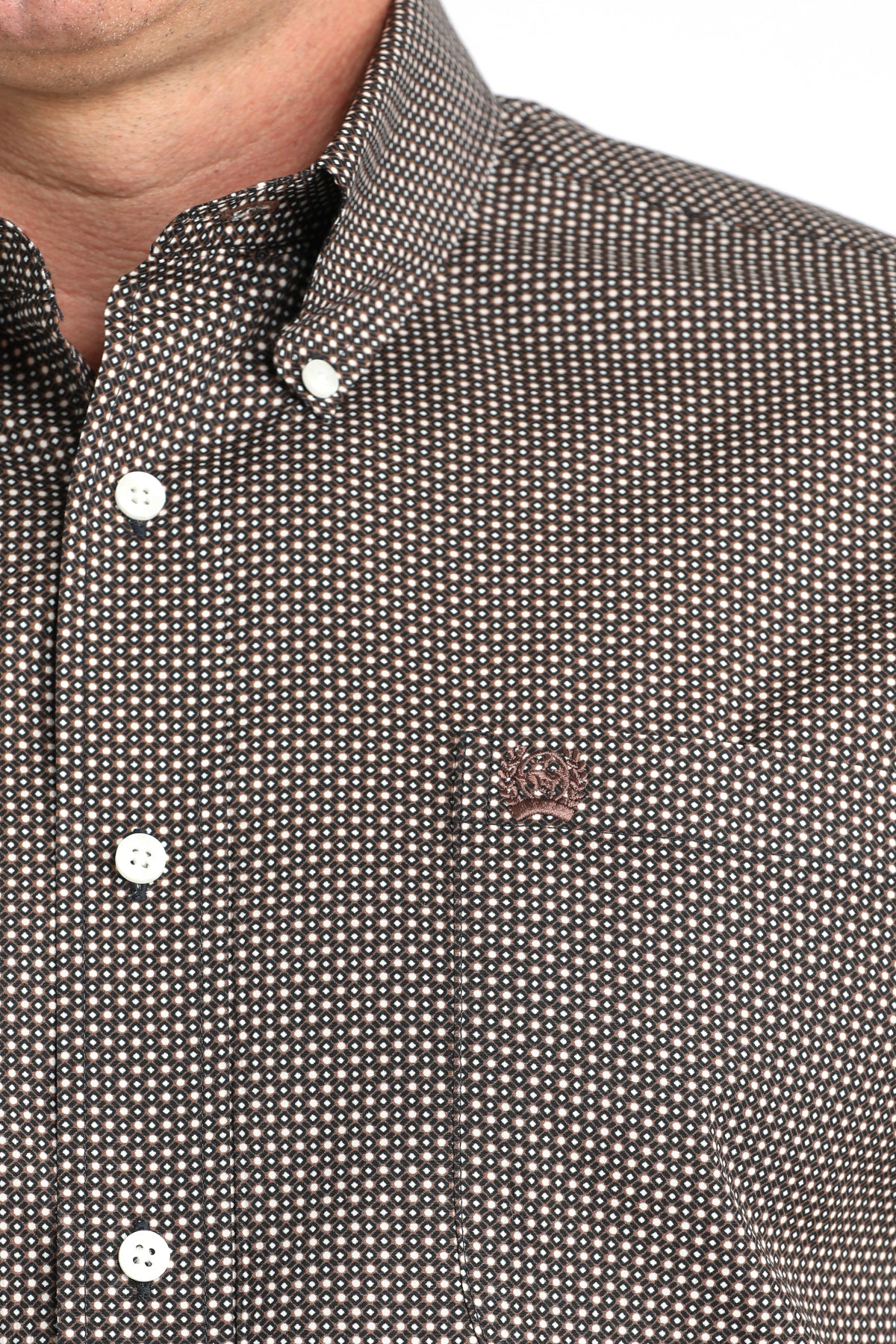 CINCH MEN'S PRINT SHIRT - BLUE**FINAL SALE**