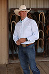 CINCH MENS LONG SLEEVE STRIPE SHIRT - WHITE