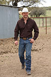 CINCH MENS LONG SLEEVE SOLID SHIRT - BROWN