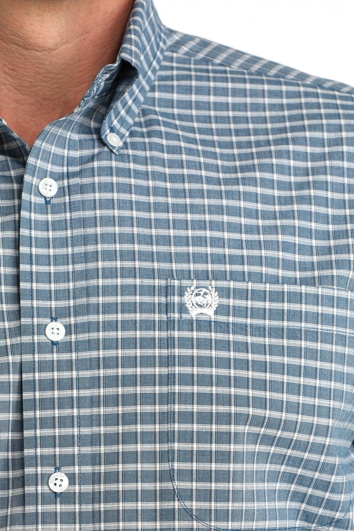 CINCH MENS PLAID - BLUE
