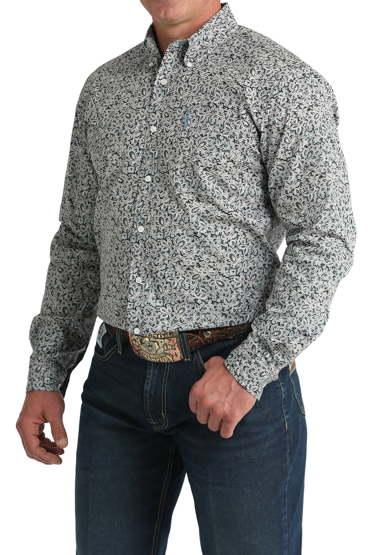 CINCH MEN'S PRINT SHIRT - MULTI**FINAL SALE**