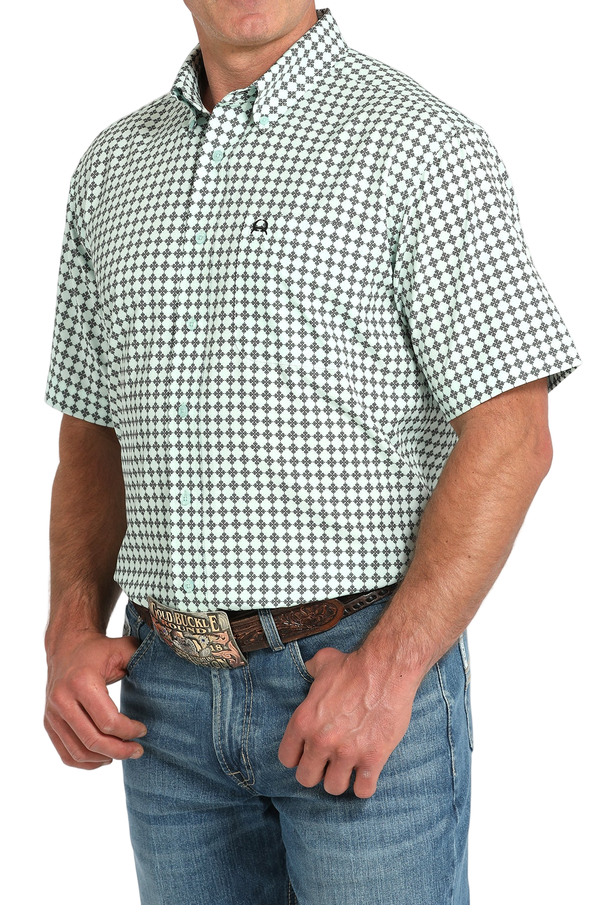 CINCH MEN'S ARENAFLEX SHIRT - BLUE