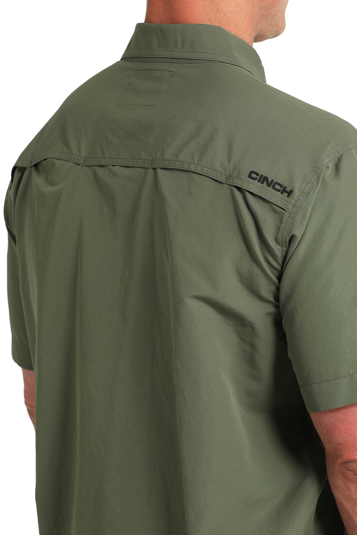 CINCH MEN'S ARENAFLEX SHIRT - OLIVE