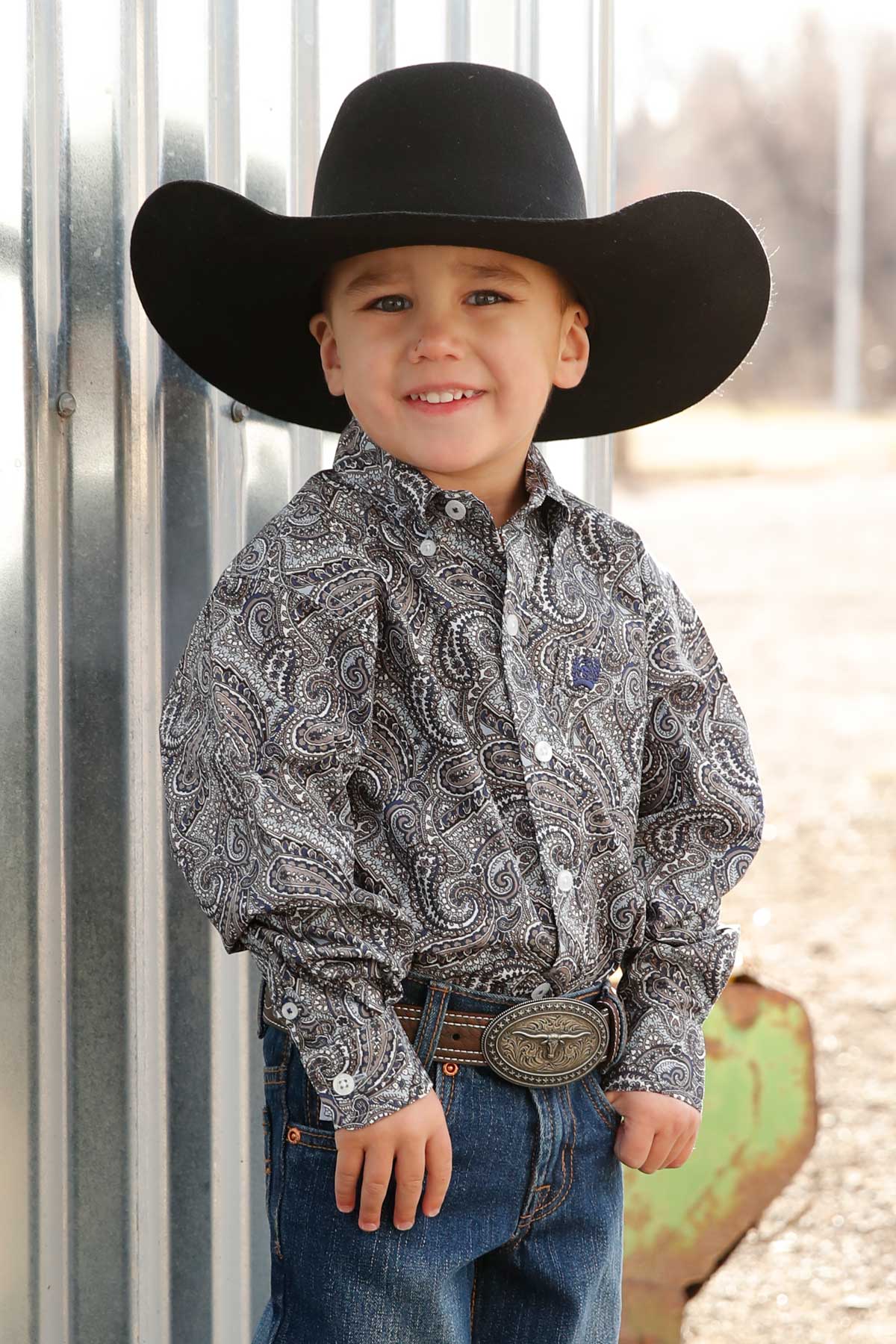 CINCH BOYS INFANT PRINT SHIRT - MULTI