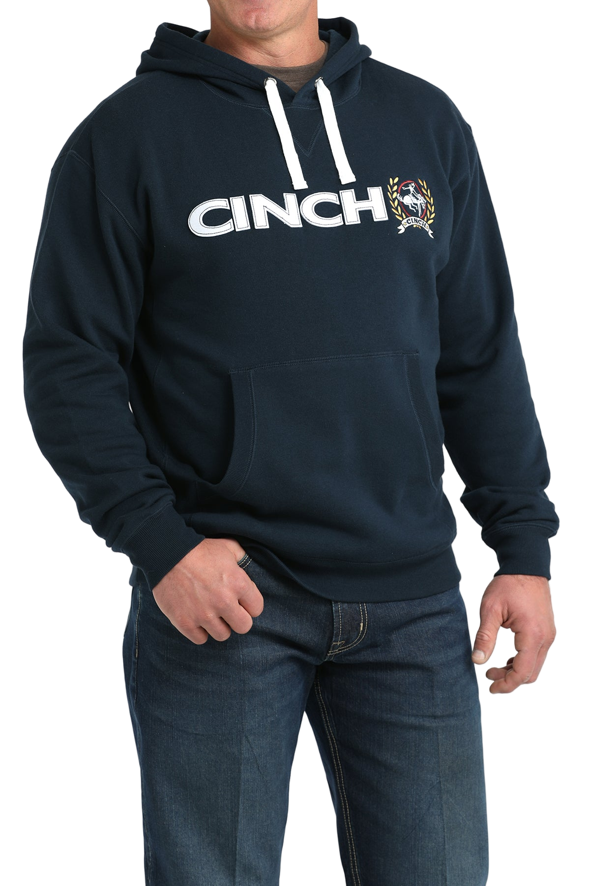 CINCH MEN'S PULLOVER HOODIE - BLUE**FINAL SALE**