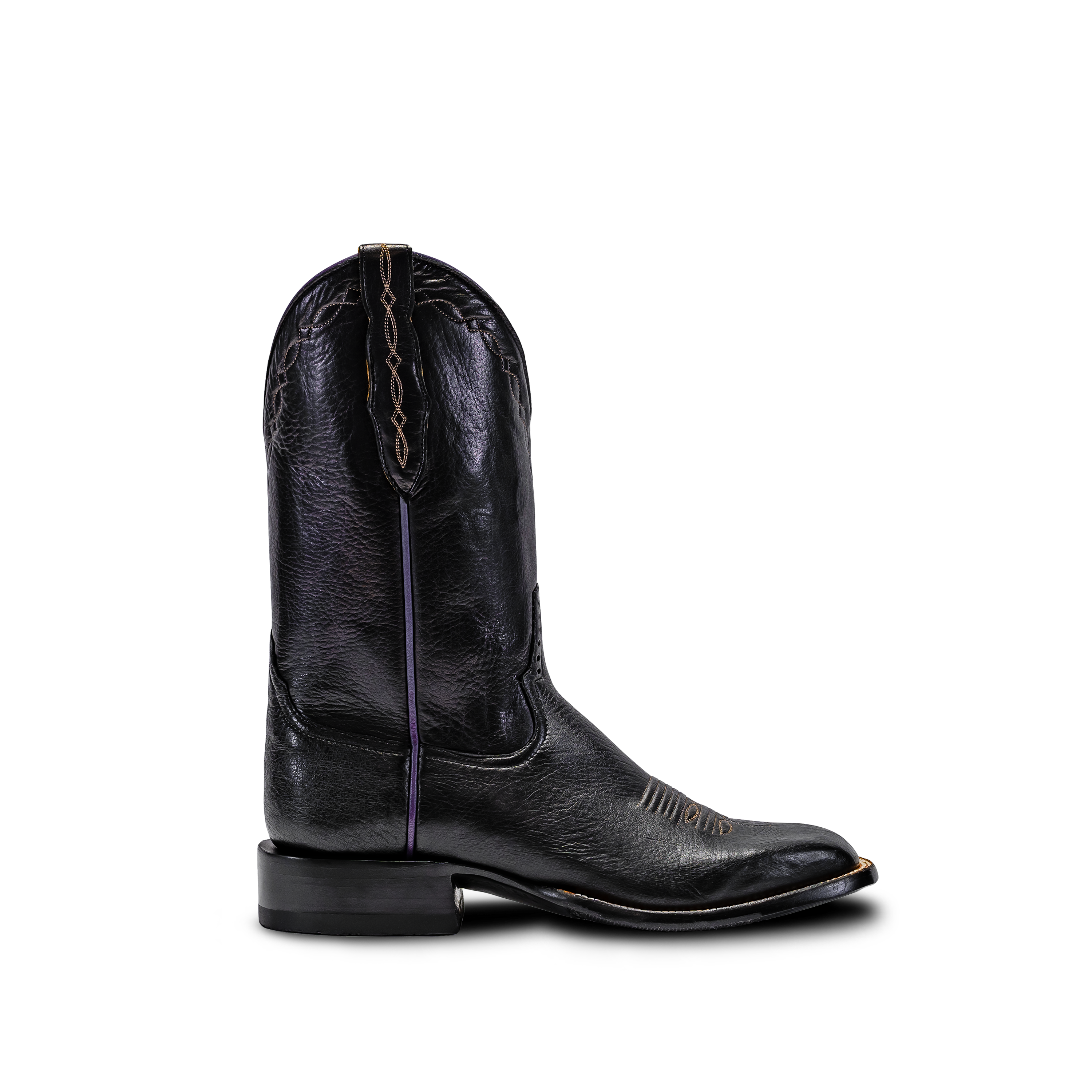 Rod Patrick BLACK SMOOTH OSTRICH (EE)