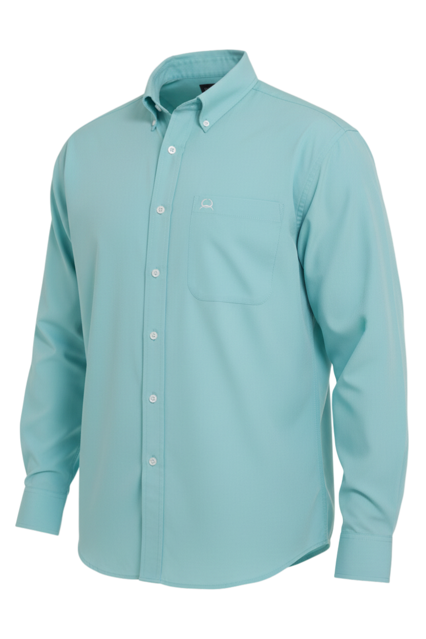 CINCH MEN'S ARENAFLEX SHIRT - TURQUOISE