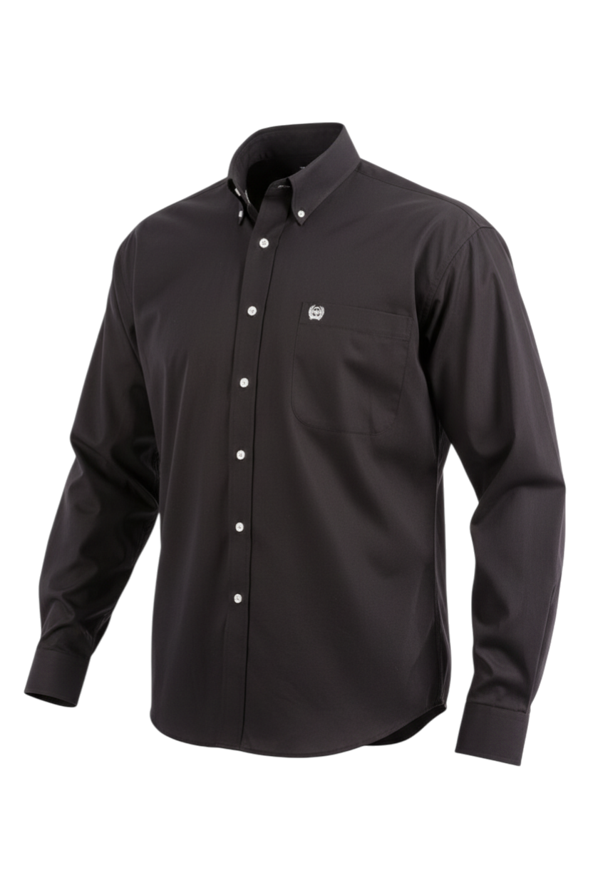 CINCH MEN'S SOLID SHIRT - BLACK