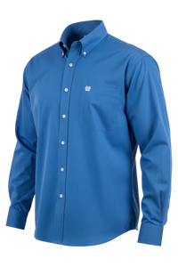 CINCH MEN'S SOLID SHIRT - BLUE