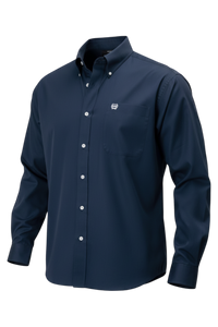 CINCH MEN'S SOLID SHIRT - NAVY