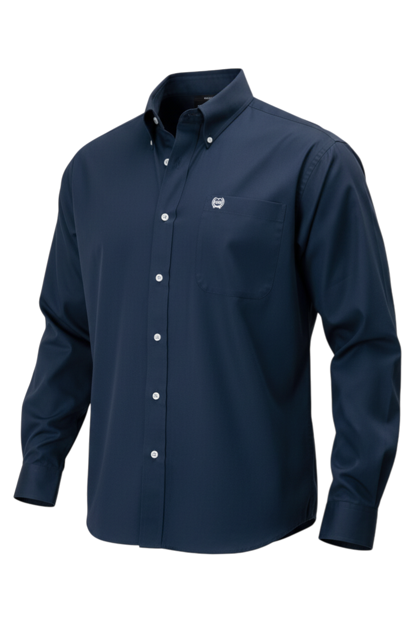 CINCH MEN'S SOLID SHIRT - NAVY
