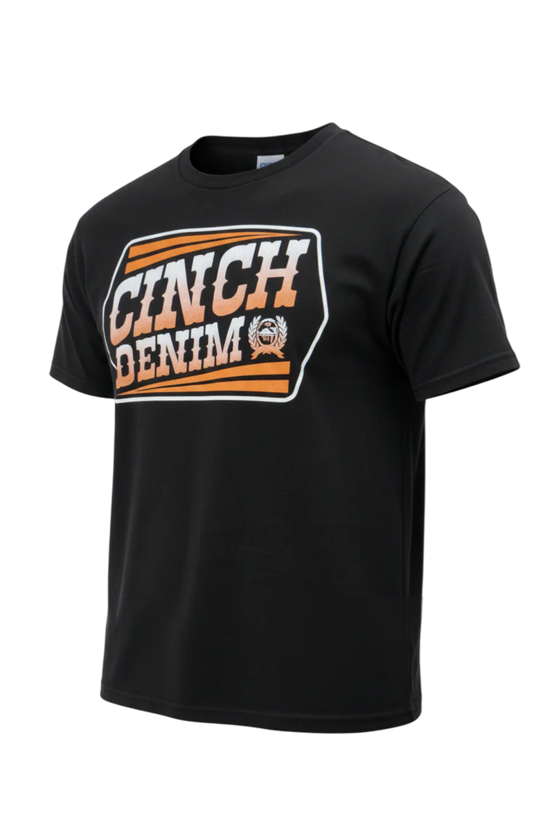 CINCH MEN'S GRAPHIC T-SHIRT - BLACK