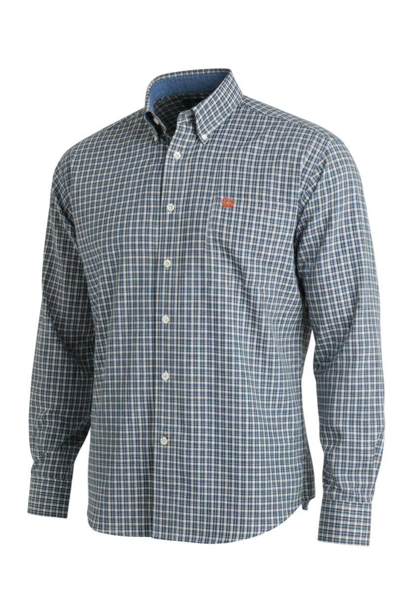 CINCH MEN'S PLAID SHIRT - BLUE**FINAL SALE**