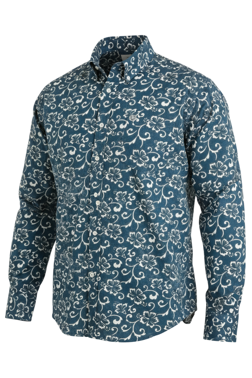CINCH MEN'S PRINT SHIRT - TURQUOISE**FINAL SALE**